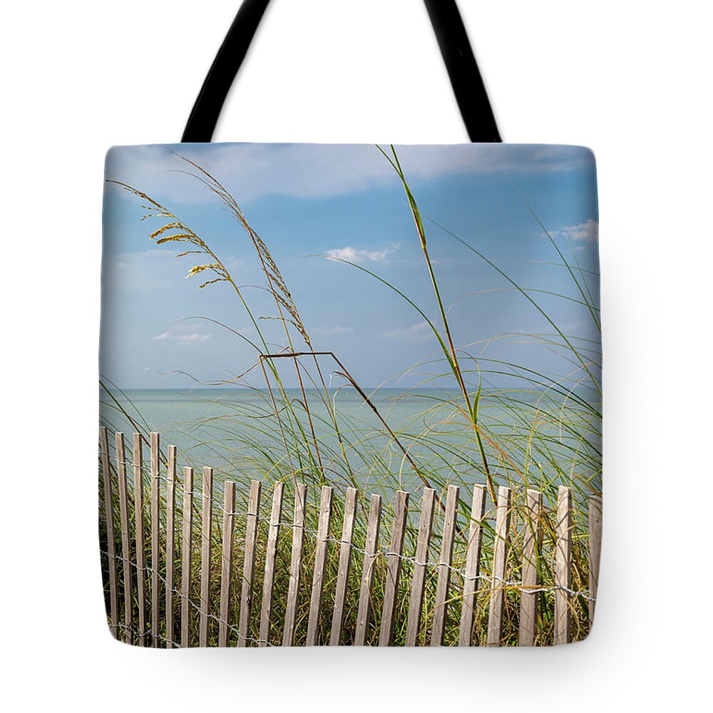 Estock Tote Bag featuring the digital art Florida, South Florida, Tequesta Beach, Coral Cove Park #2 by Laura Diez