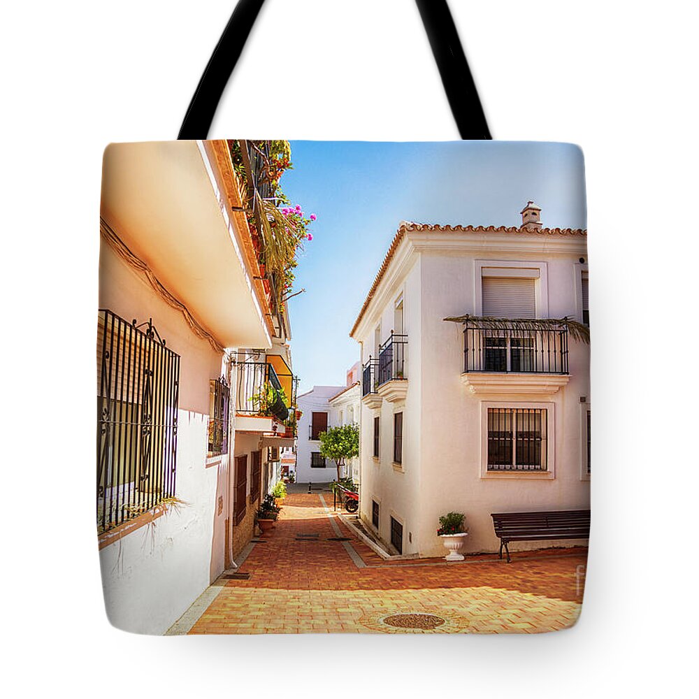 Ancient Tote Bag featuring the photograph spring season, Spain #2 by Ariadna De Raadt