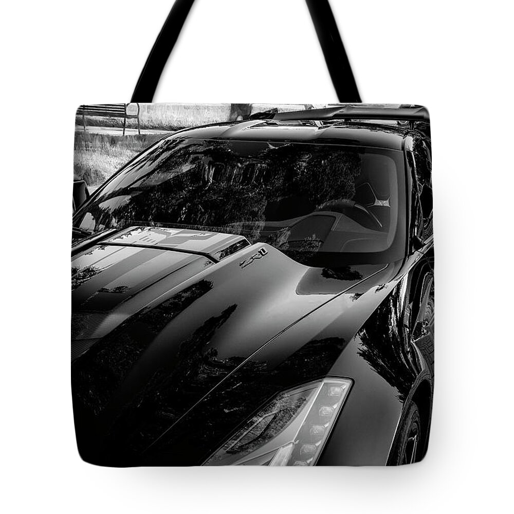 2019 Chevrolet Corvette Zr1 Tote Bag featuring the photograph 2019 Chevrolet Corvette ZR1 X131 by Rich Franco