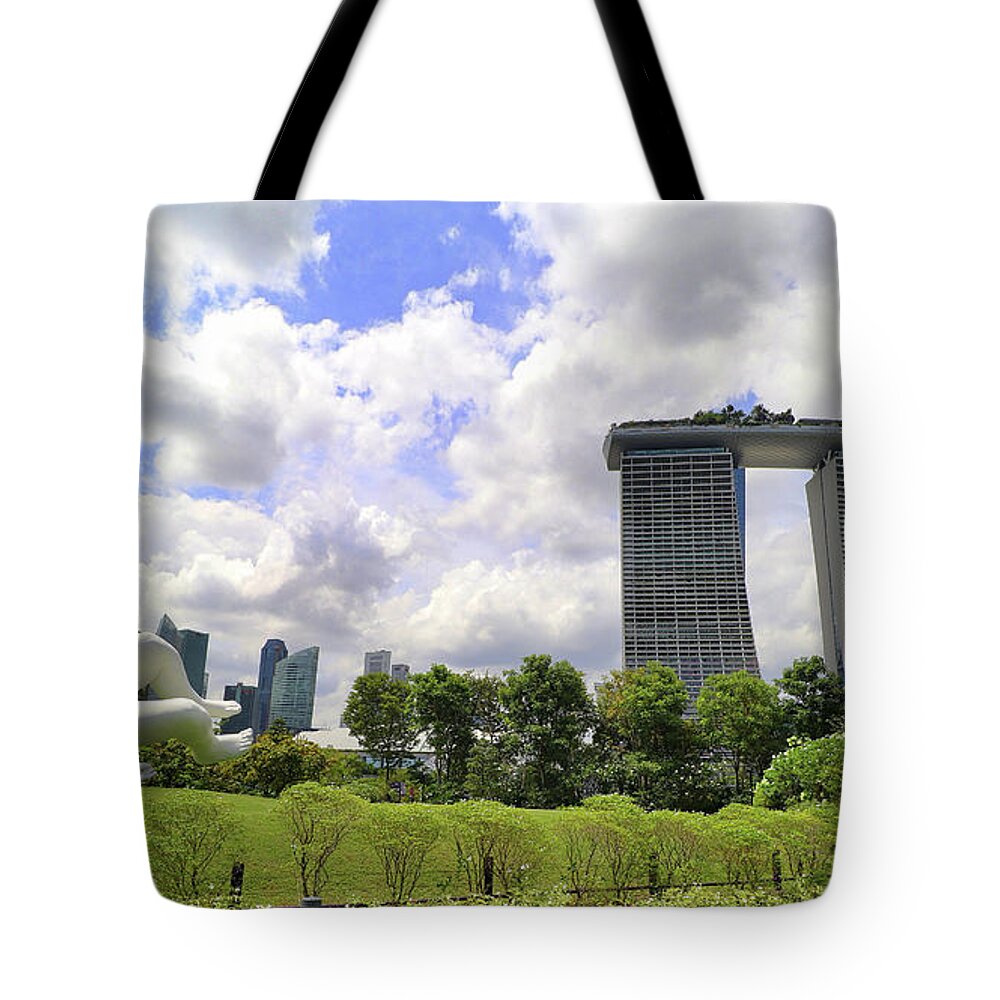 Singapore Tote Bag featuring the photograph Singapore #21 by Paul James Bannerman
