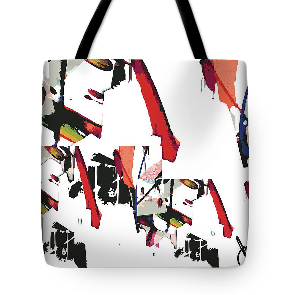  Tote Bag featuring the digital art 3 Cities by Jimmy Williams