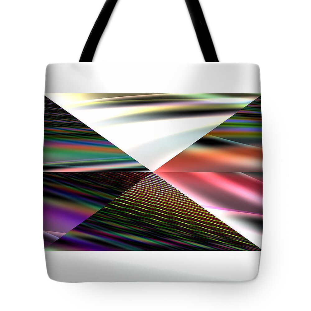 Triangle Shape Tote Bag featuring the photograph Graphical #3 by Imagenavi