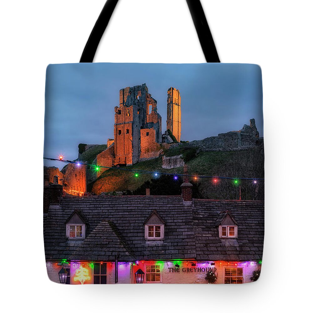 Corfe Castle Tote Bag featuring the photograph Corfe Castle - England #30 by Joana Kruse