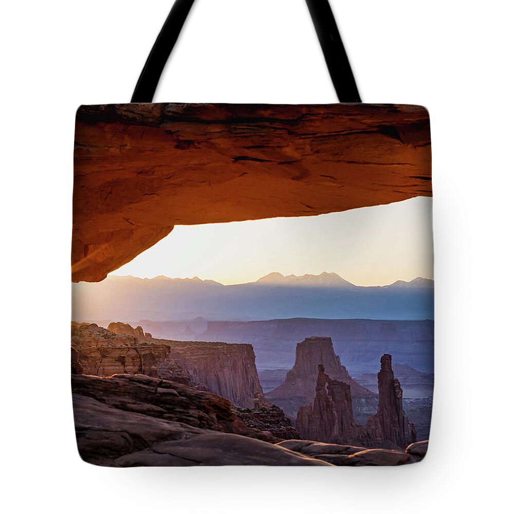 Estock Tote Bag featuring the digital art Arch Rock Formation #4 by Maurizio Rellini