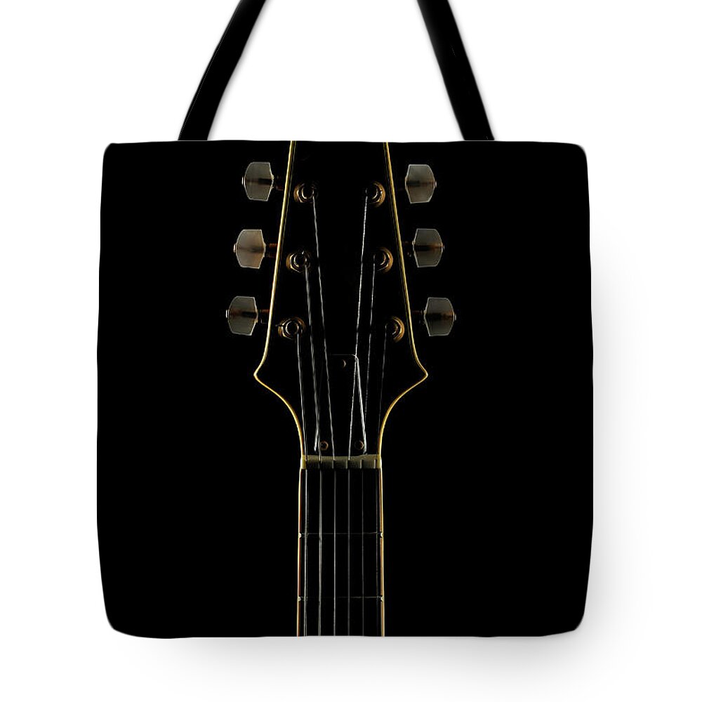 Music Tote Bag featuring the photograph Close-up Of The Electric Guitar #4 by Yagi Studio
