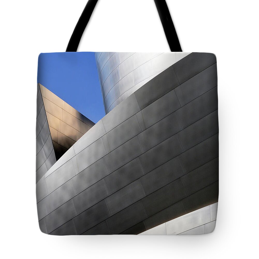 California Tote Bag featuring the photograph Disney Concert Hall #4 by Mitch Diamond