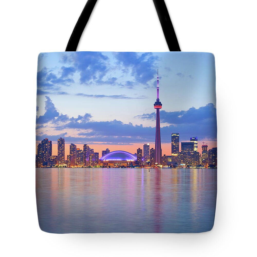 Lake Ontario Tote Bag featuring the photograph Toronto, Canada #4 by Benedek