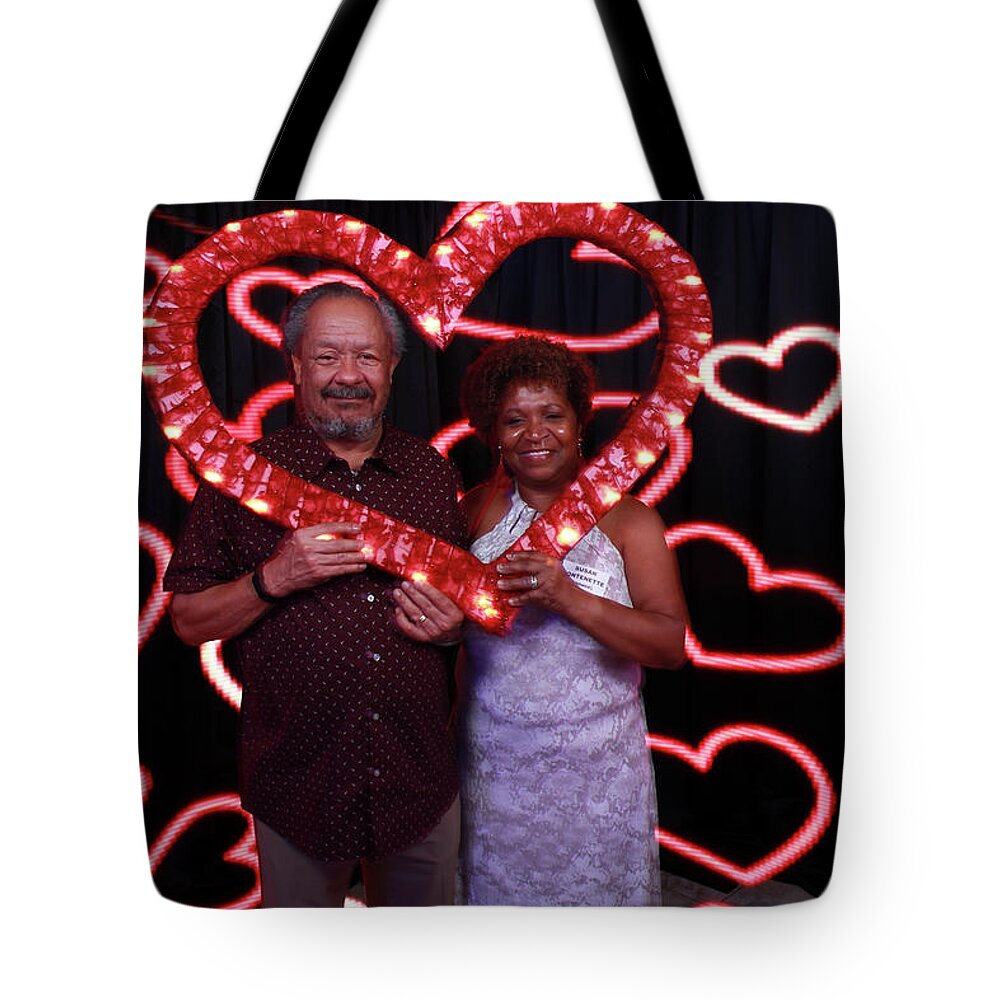 Photobooth Tote Bag featuring the photograph Austin High School 50th Reunion #40 by Andrew Nourse