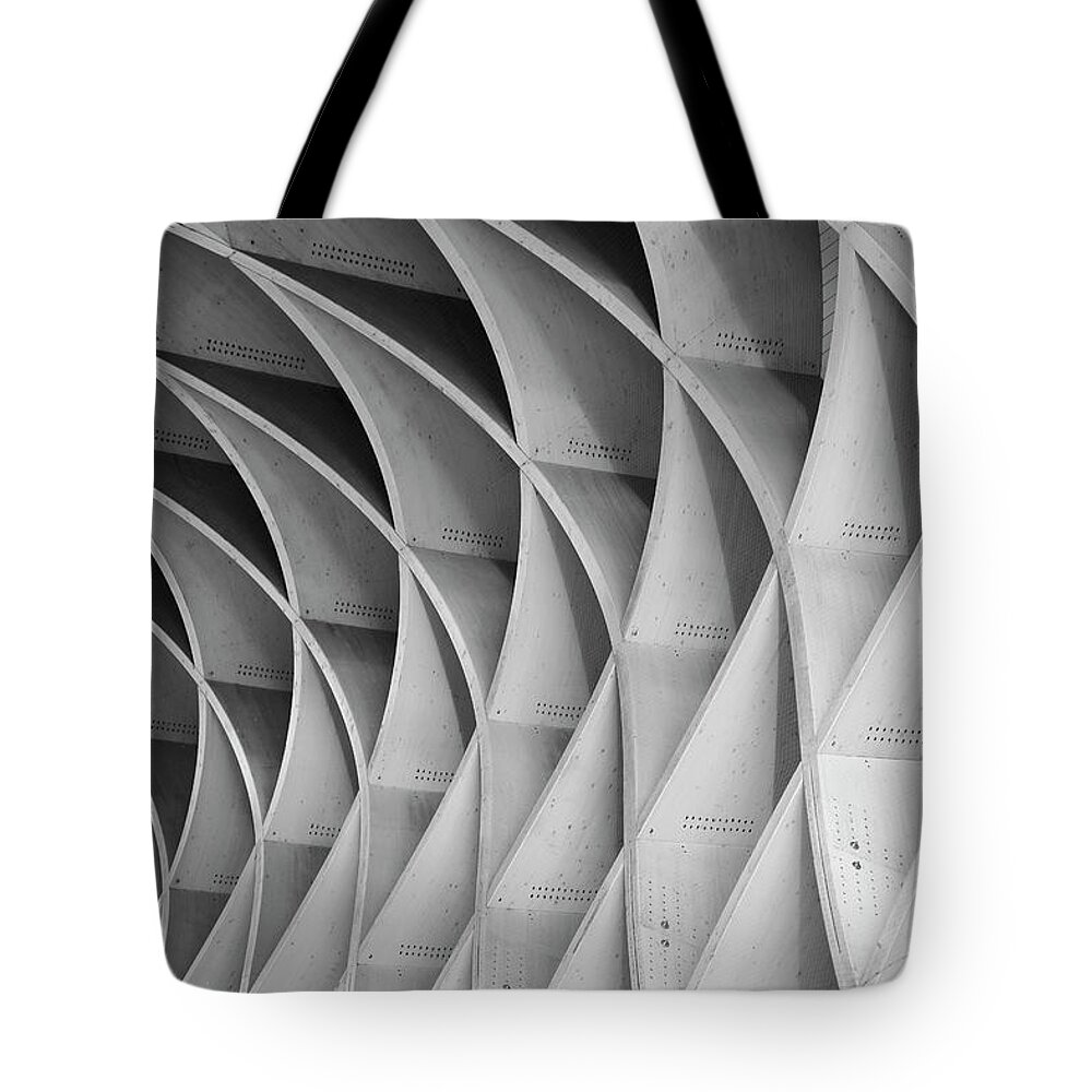 Curve Tote Bag featuring the photograph Study Of Patterns And Lines #40 by Roland Shainidze Photogaphy