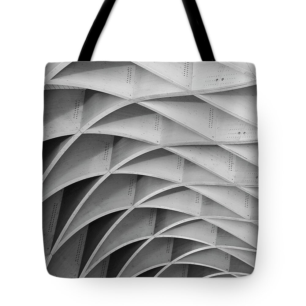 Curve Tote Bag featuring the photograph Study Of Patterns And Lines #42 by Roland Shainidze Photogaphy