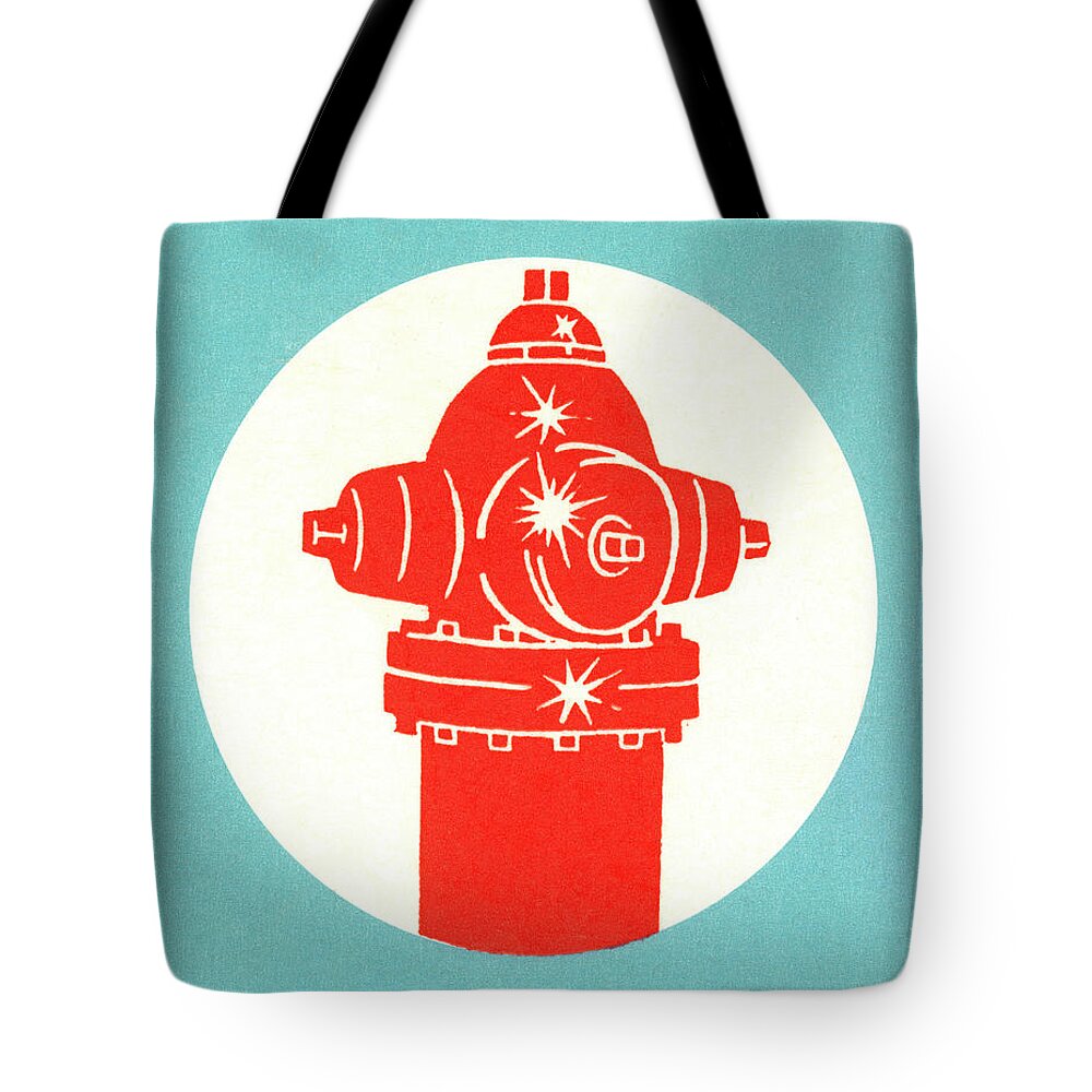 Fire Hydrant Tote Bags