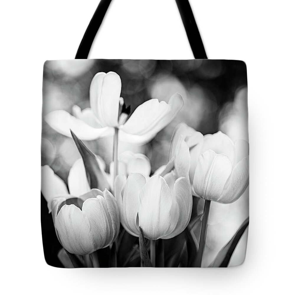 Background Tote Bag featuring the photograph Blooming Tulip Flowers by Raul Rodriguez