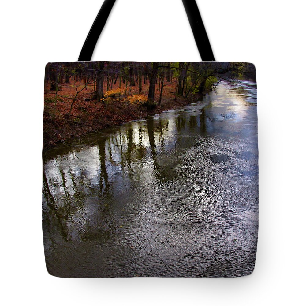 River Tote Bag featuring the photograph A Fall Memory by John Hansen