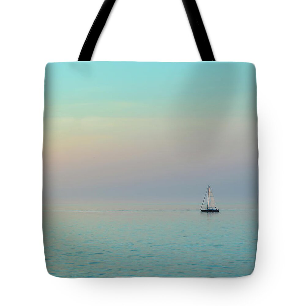 Lake Tote Bag featuring the photograph A Mid-Summer Evening by Rod Best