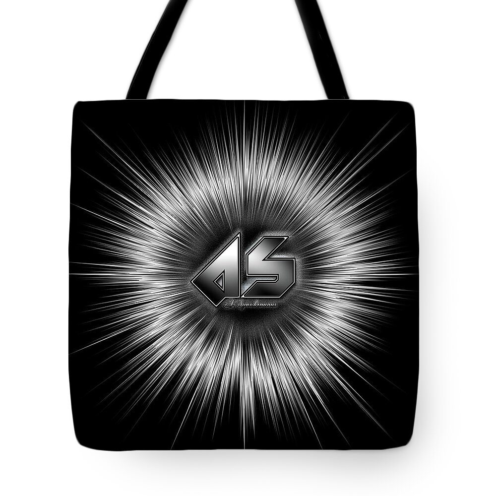 A-synchronous Tote Bag featuring the digital art A-Synchronous Star Flare by Rolando Burbon