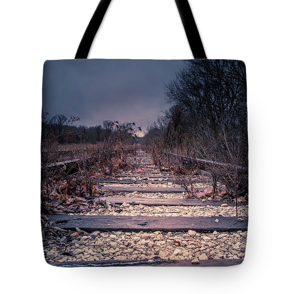 Abandoned Tote Bag featuring the photograph Abandoned by Allin Sorenson