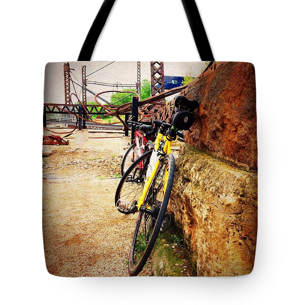 Minneapolis Tote Bag featuring the photograph Abandoned and Beautiful by Cindy Salam