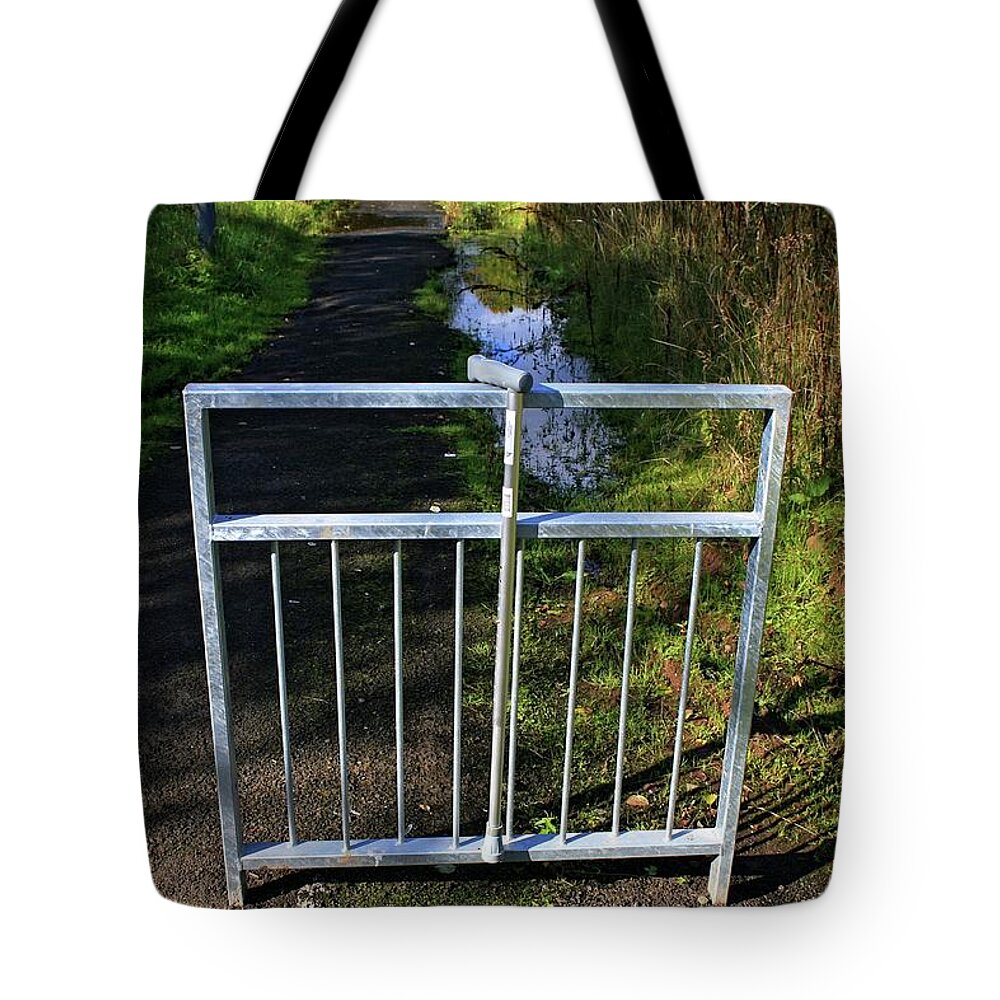 Abandoned Tote Bag featuring the photograph Abandoned walking stick by Martin Smith
