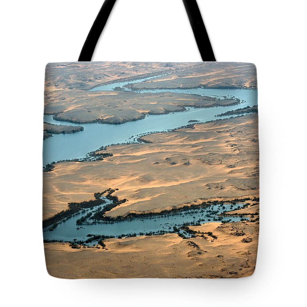 Scenics Tote Bag featuring the photograph Above Lake Nasser, Egypt by Joe & Clair Carnegie / Libyan Soup