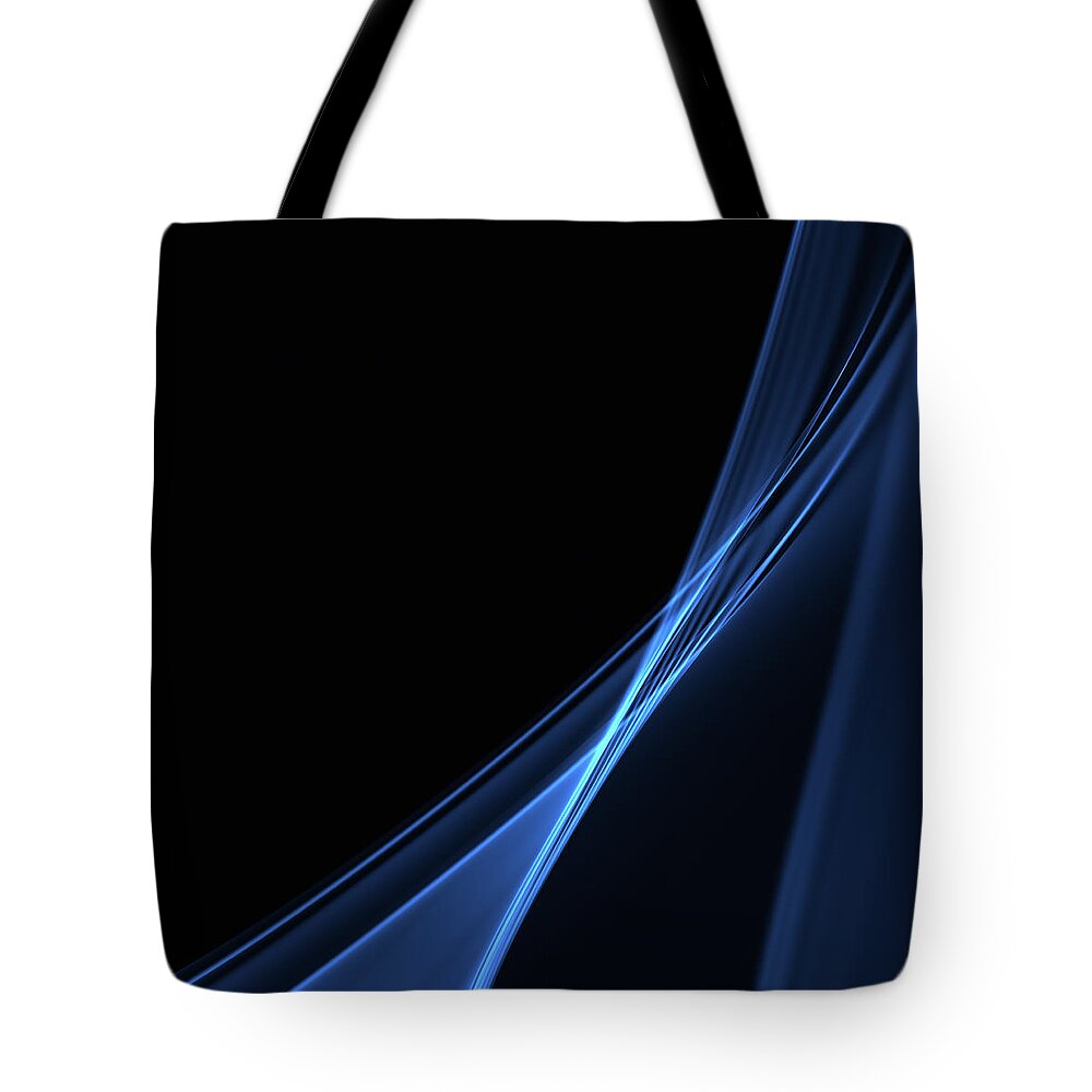 Curve Tote Bag featuring the photograph Abstract Background by Simfo
