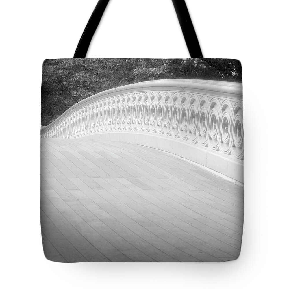 Curve Tote Bag featuring the photograph Abstract Footbridge by Wdstock