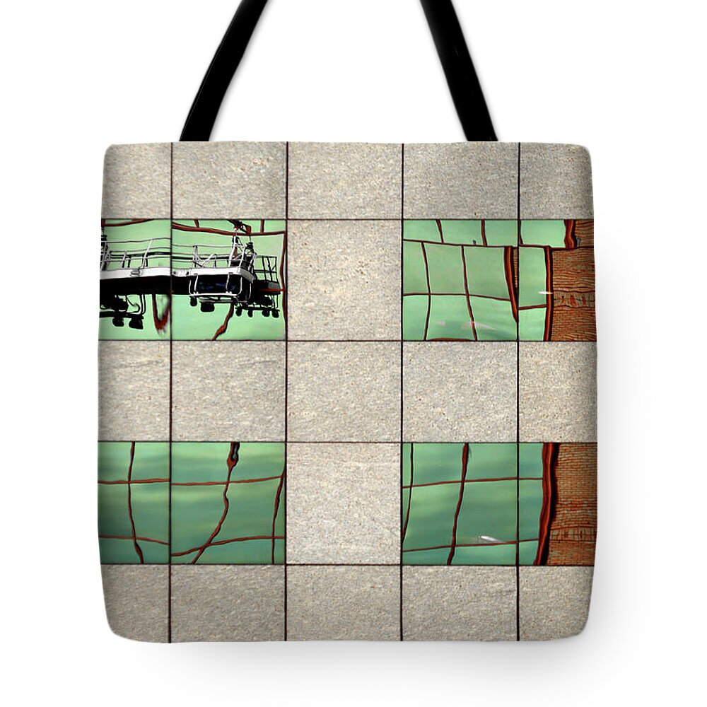 Urban Tote Bag featuring the photograph Abstritecture 7 by Stuart Allen