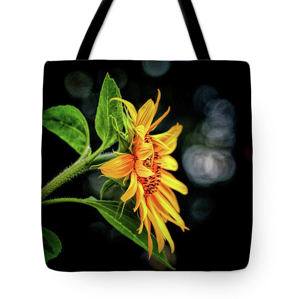 Sunflower Tote Bag featuring the photograph Adding Light and Color to my Life by Ola Allen