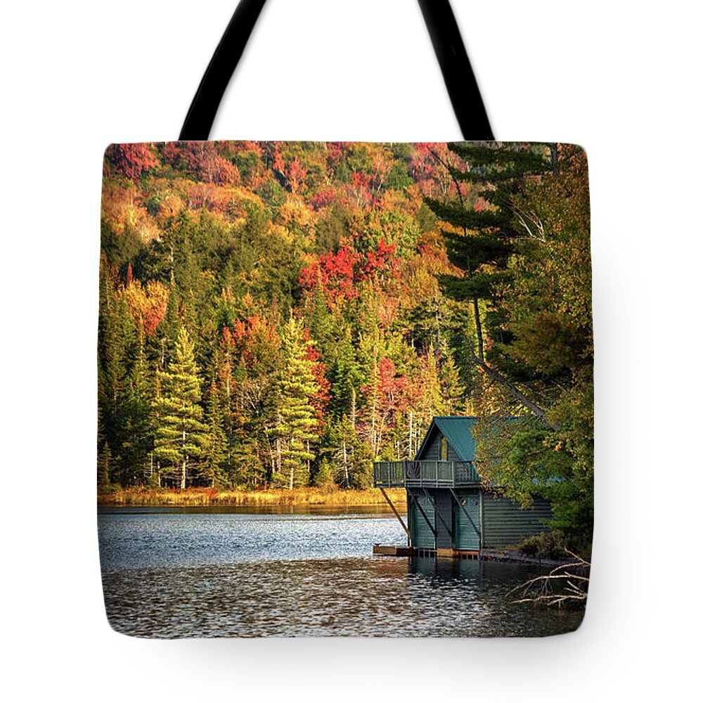 Adirondacks Tote Bag featuring the photograph Adirondack Colors by Rod Best