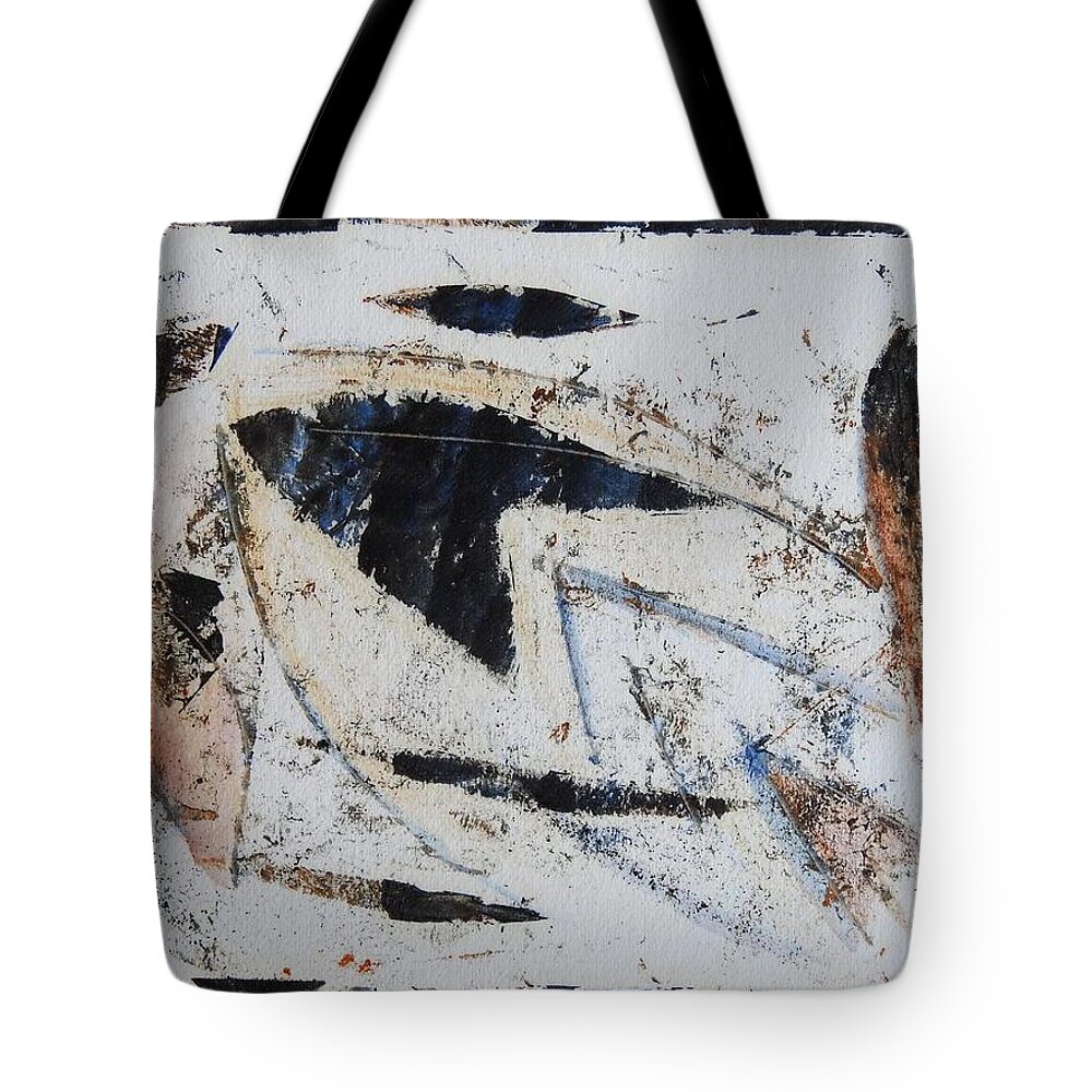 Color Tote Bag featuring the painting African Safari Flight by Ilona Petzer