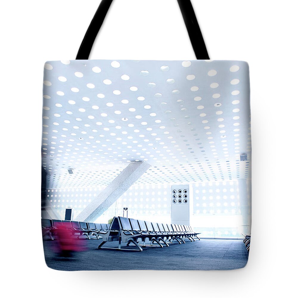 Mexico City Tote Bag featuring the photograph Airport by Orbon Alija