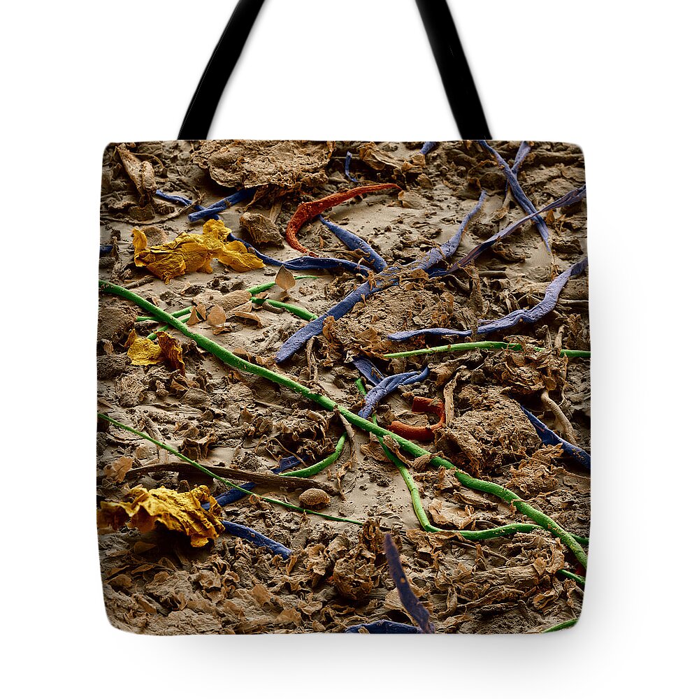 Allergen Tote Bag featuring the photograph Allergens In Household Dust by Meckes/ottawa