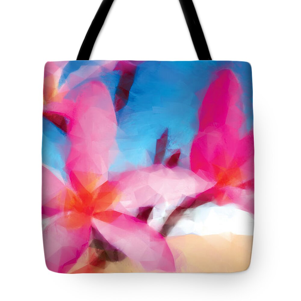 Aloha Tote Bag featuring the painting Aloha by Vart Studio