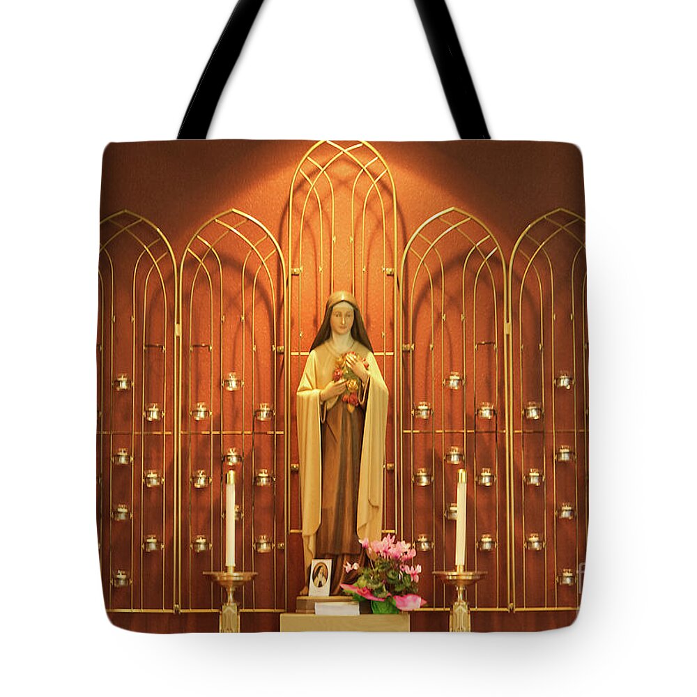 Catholic Tote Bag featuring the photograph Alterpiece by Rich Collins