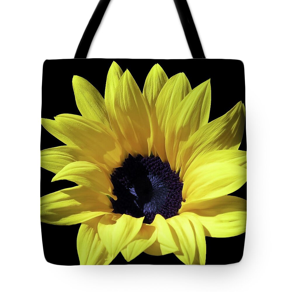 Sunflower Tote Bag featuring the photograph An Amazingly Beautiful Sunflower In The Sunlight by Johanna Hurmerinta