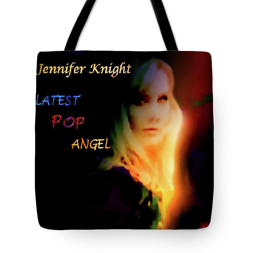 An Angel In Our Midst Tote Bag featuring the mixed media An Angel In Our Midst by Mike Breau