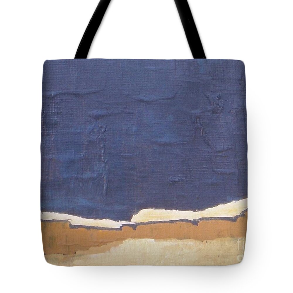 Abstract Tote Bag featuring the painting An October Night by Vesna Antic