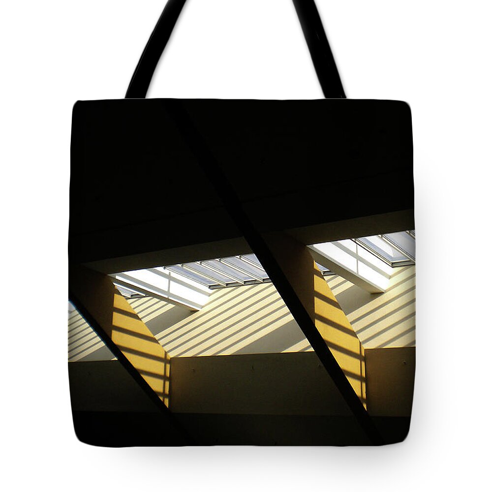 Window Tote Bag featuring the photograph Angled Window by Glory Ann Penington