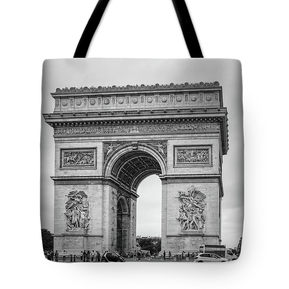  Tote Bag featuring the photograph Arc de Triomphe by John Roach