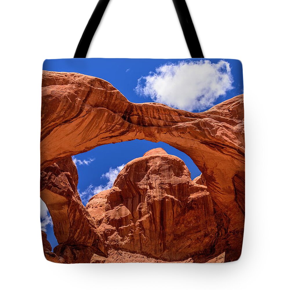 Estock Tote Bag featuring the digital art Arches National Park by Udo Siebig