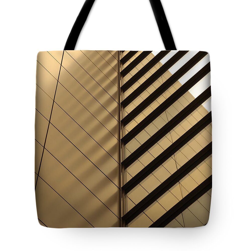 Architectural Feature Tote Bag featuring the photograph Architecture Reflection by Tomasz Pietryszek
