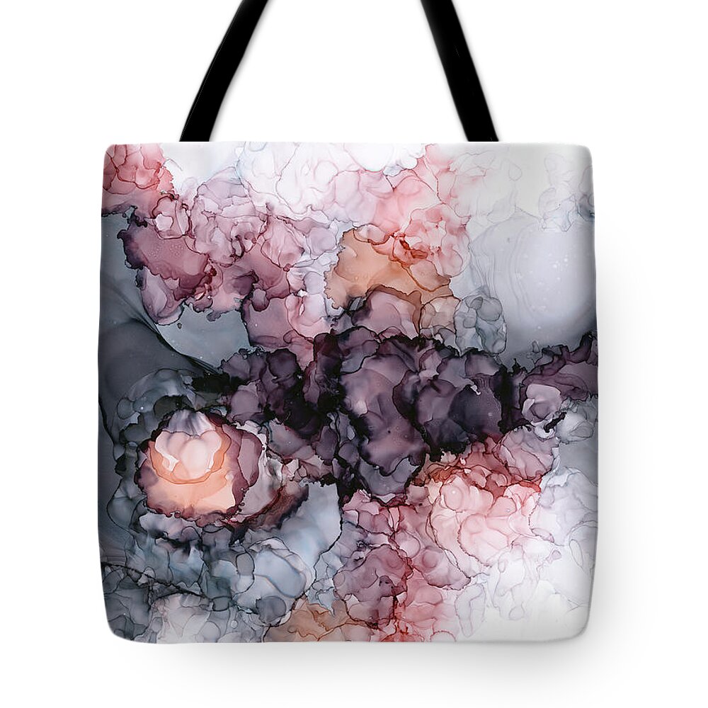 Alcohol Tote Bag featuring the painting Are Black Holes Really Black? by KC Pollak