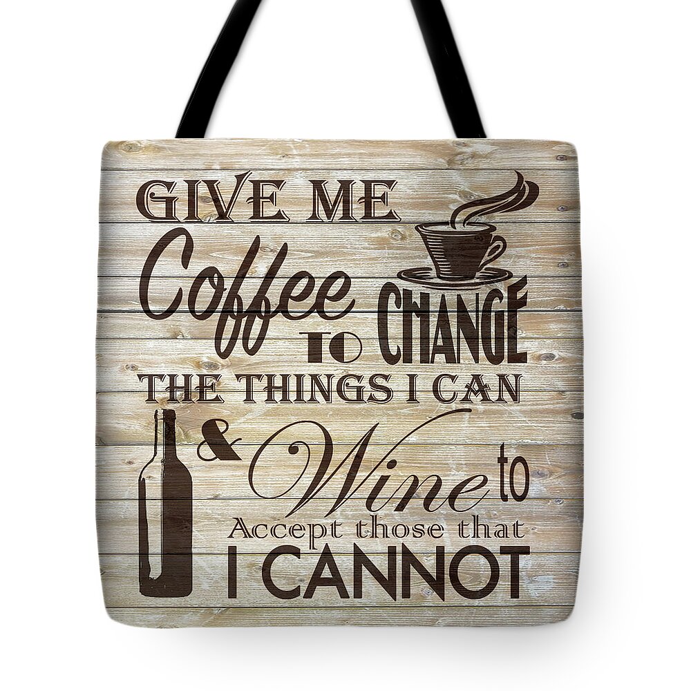 Coffee Tote Bag featuring the digital art Beverage Prayer by Maria Arango