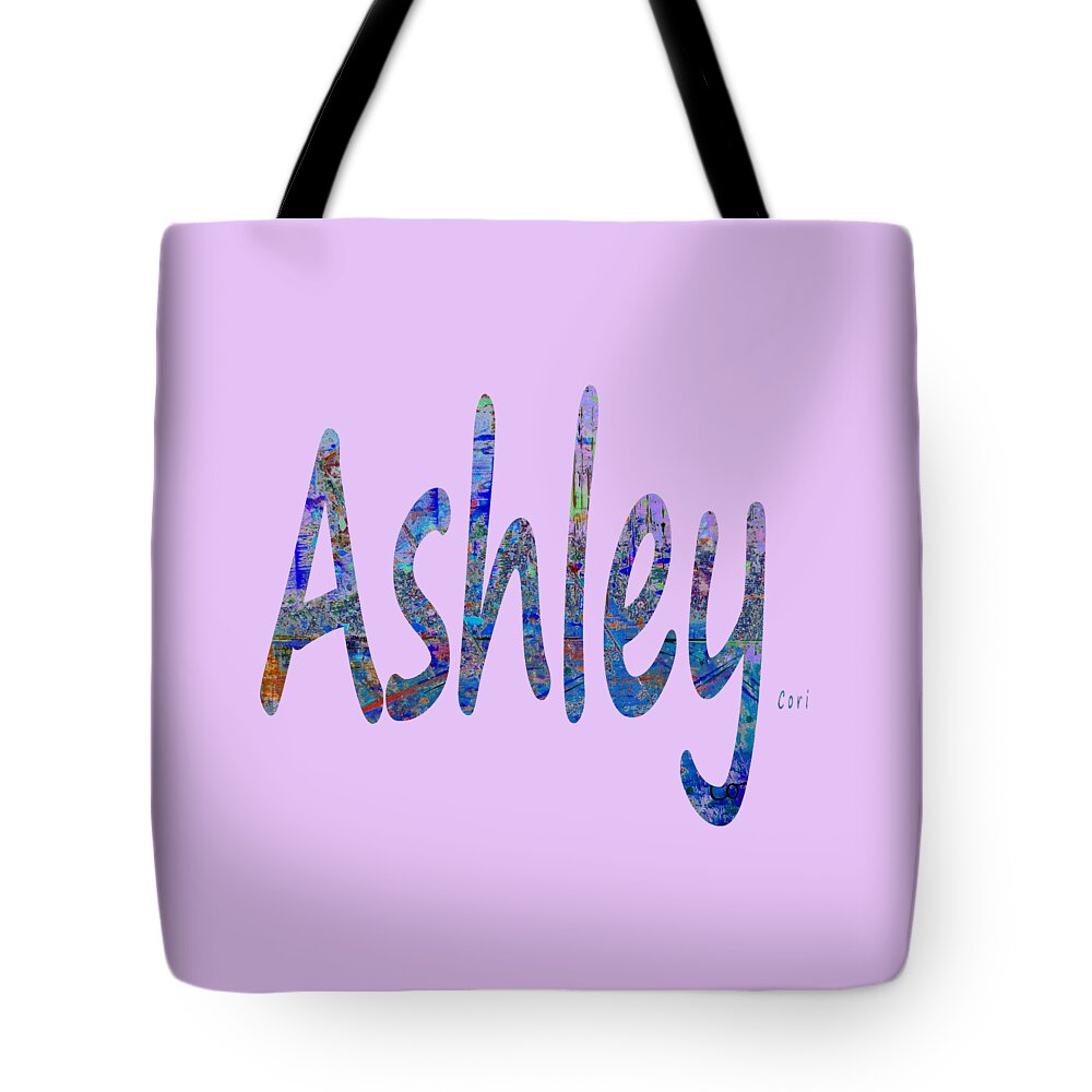 Ashley Tote Bag featuring the digital art Ashley by Corinne Carroll