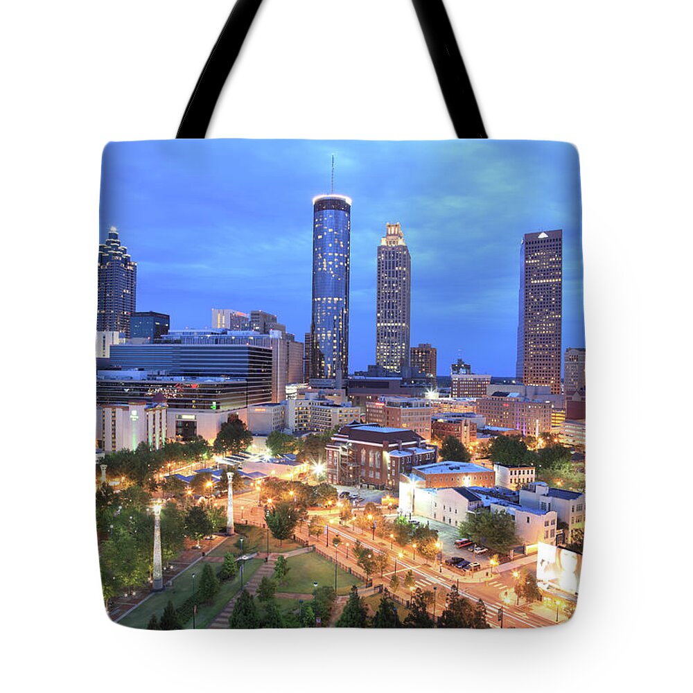 Atlanta Tote Bag featuring the photograph Atlanta, Georgia by Jumper