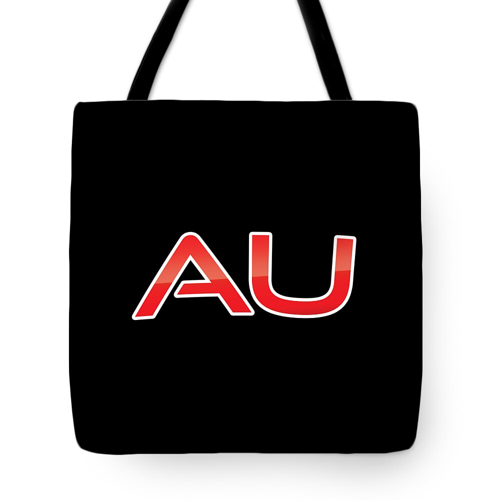 Au Tote Bag featuring the digital art Au by TintoDesigns