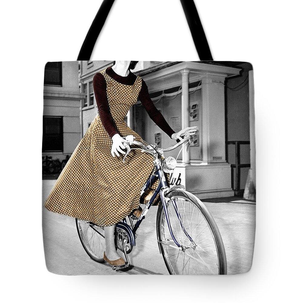 Audrey Hepburn Tote Bag featuring the photograph Audrey Hepburn 11 by Andrew Fare