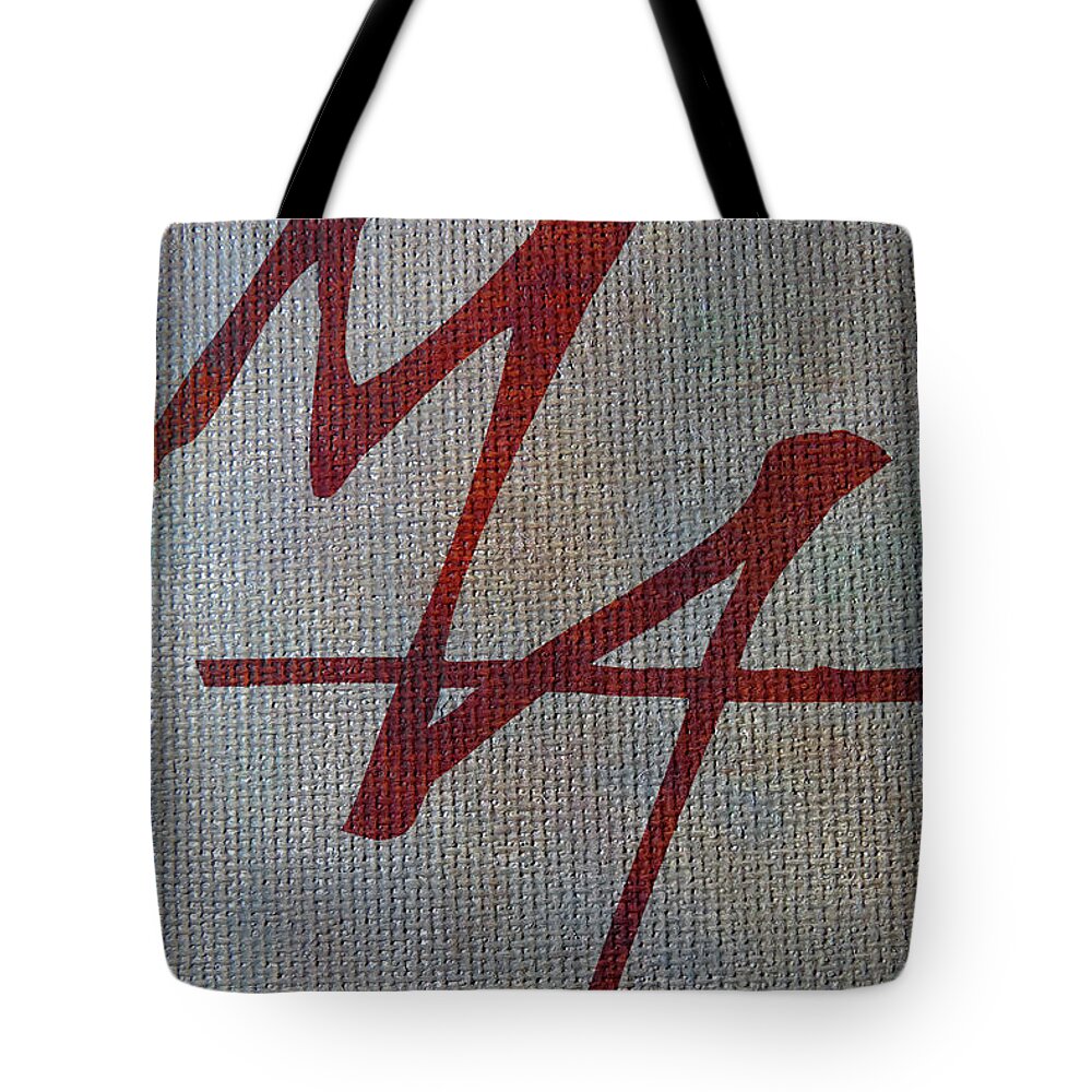 Authenticated Signature Tote Bag featuring the digital art Authenticated Signature by Attila Meszlenyi