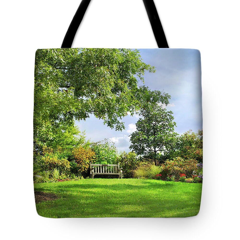Autumn Tote Bag featuring the photograph Autumn Garden by Christina Rollo