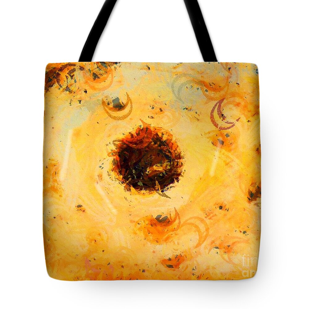 Autumn Tote Bag featuring the painting Autumn Moon by Bill King