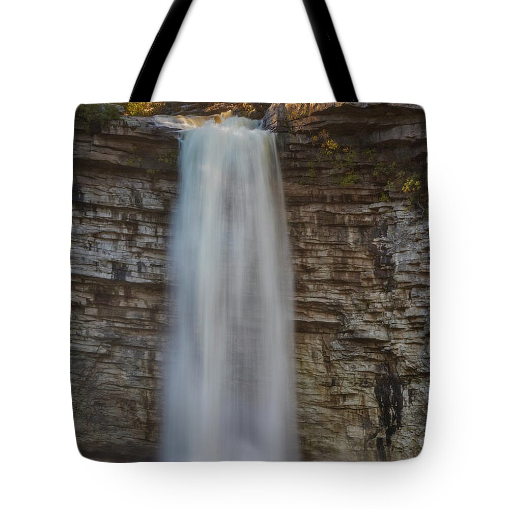 Minnewaska State Park Tote Bag featuring the photograph Awosting Water Falls NY by Susan Candelario